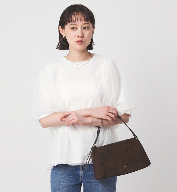 UNITED ARROWS green label relaxing「チュール 2WAY プルオーバー」|Tシャツ・カットソー|