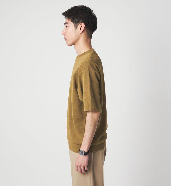 UNITED ARROWS green label relaxing「BREEZY ペーパー 半袖 クルーネック ニット Tシャツ -ハンドウォッシャブル・抗菌・通気性-」|Tシャツ・カットソー|