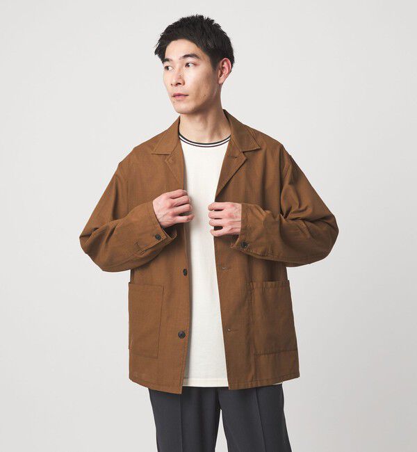 UNITED ARROWS green label relaxing「BREEZY メッシュ カバーオール ジャケット -通気性-」|ブルゾン・スタジャン|