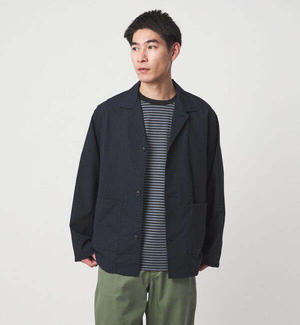 UNITED ARROWS green label relaxing「BREEZY メッシュ カバーオール ジャケット -通気性-」|ブルゾン・スタジャン|