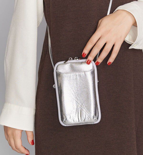 BEAUTY&YOUTH UNITED ARROWS「レザー ジップスリム ウォレットショルダー」|ショルダー・メッセンジャー|