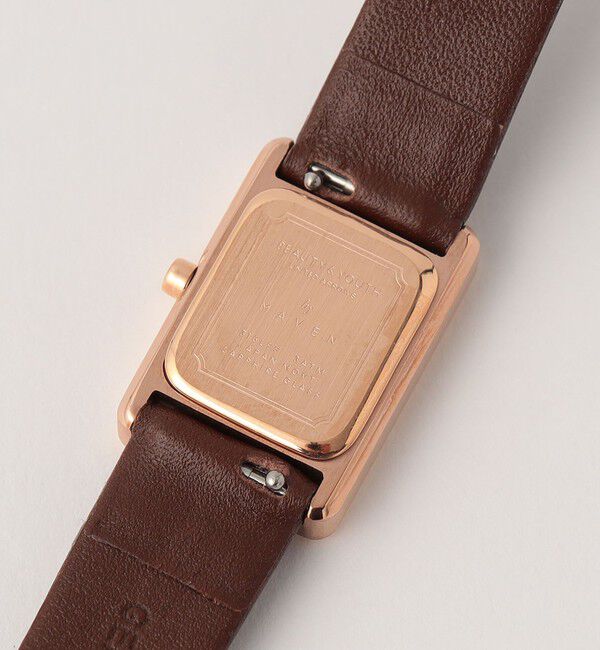 BEAUTY&YOUTH UNITED ARROWS「【別注】＜MAVEN WATCHES＞スクエア 18mmフェイス ウォッチ/腕時計」|クロック・置時計|