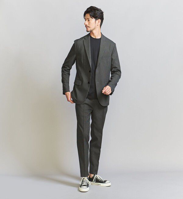 BEAUTY&YOUTH UNITED ARROWS「【WEB限定 WARDROBE SMART】LANATEC セットアップ/背抜きジャケット＆イージーパンツ」|スーツ|DK.GRAY