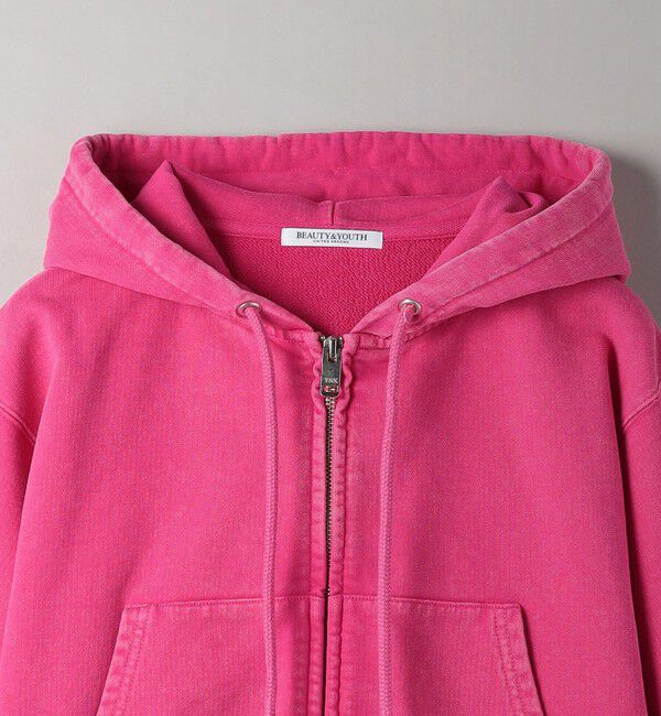 BEAUTY&YOUTH UNITED ARROWS「コットン ショートフロントジップパーカー」|カーディガン|