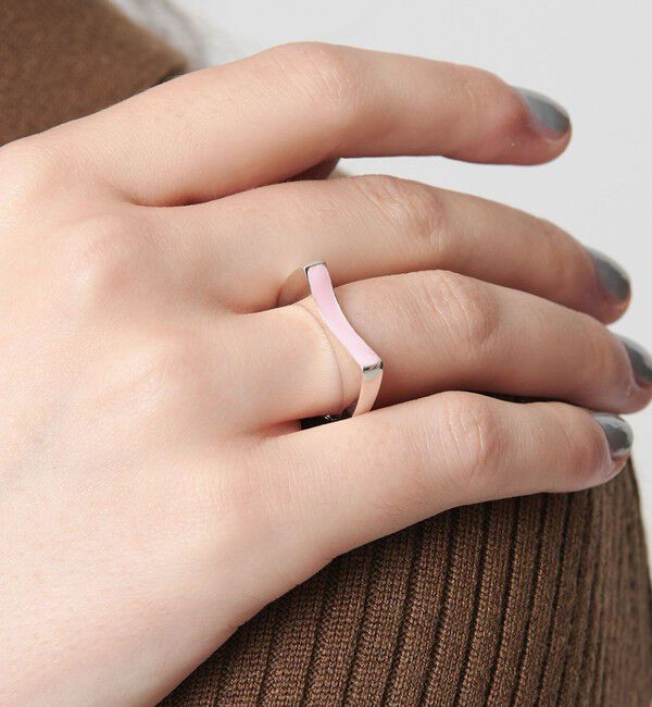 BEAUTY&YOUTH UNITED ARROWS「【一部別注】＜loni＞COLOR PEAK V リング」|リング|LT.PINK