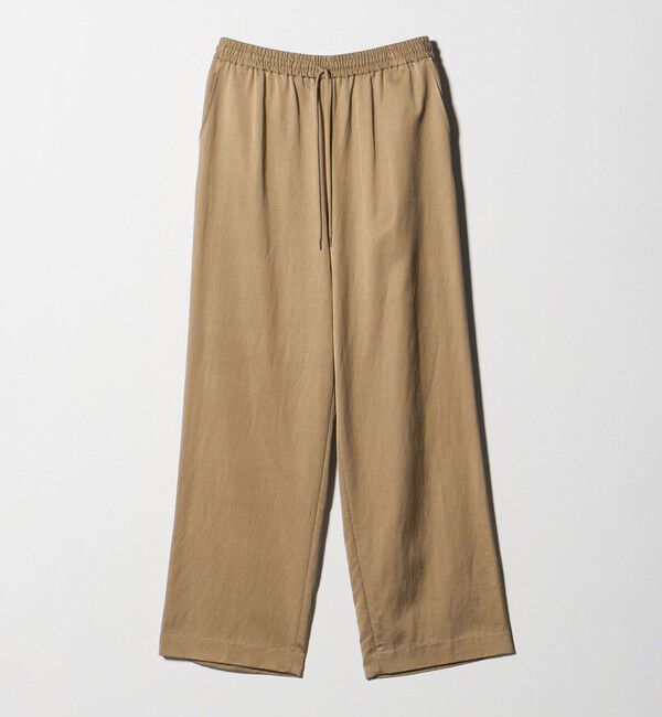 BEAUTY&YOUTH UNITED ARROWS「コットンレーヨンサテン ドローストワイドパンツ」|その他|