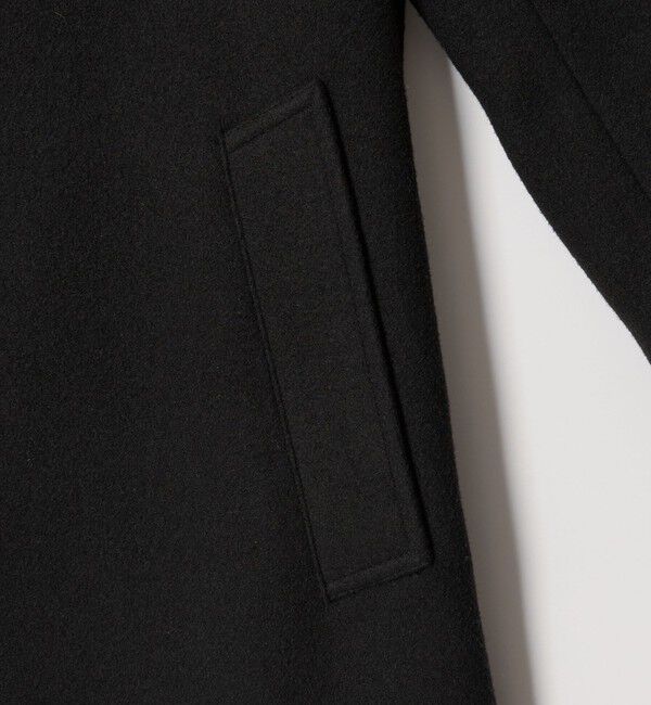 BEAUTY&YOUTH UNITED ARROWS「【WEB限定 WARDROBE SMART】PE メルトン バルカラーコート」|ステンカラーコート|