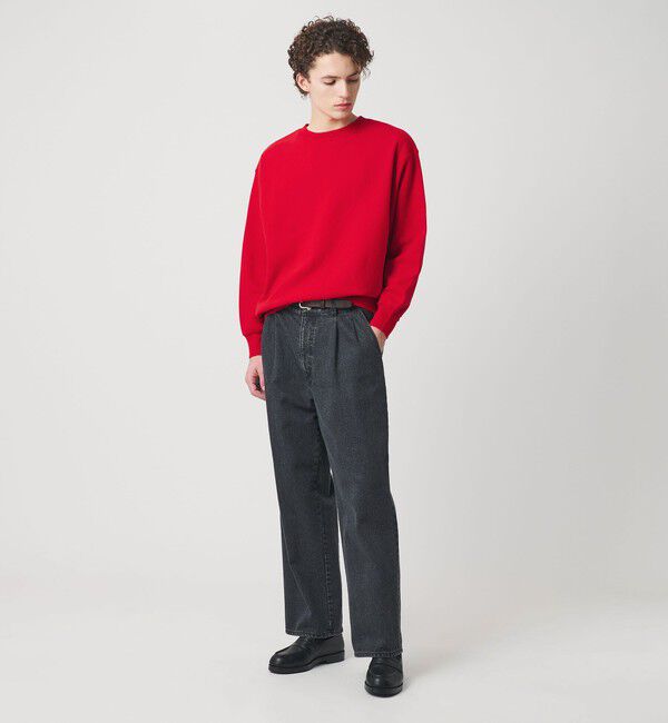 BEAUTY&YOUTH UNITED ARROWS「ピーチスキン ダメージ クルーネック スウェット」|スウェット・ジャージ|