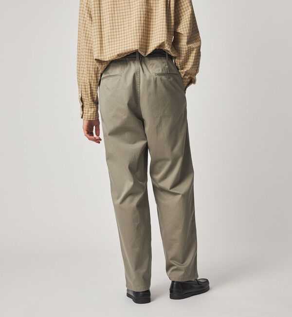 STEVEN ALAN「＜Steven Alan＞ ウエポン ニドム アーミー ノープリーツ トラウザーズ」|チノ|