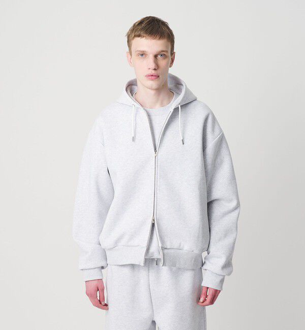 MONKEY TIME「ボンディング フルジップ フーディー」|カーディガン|