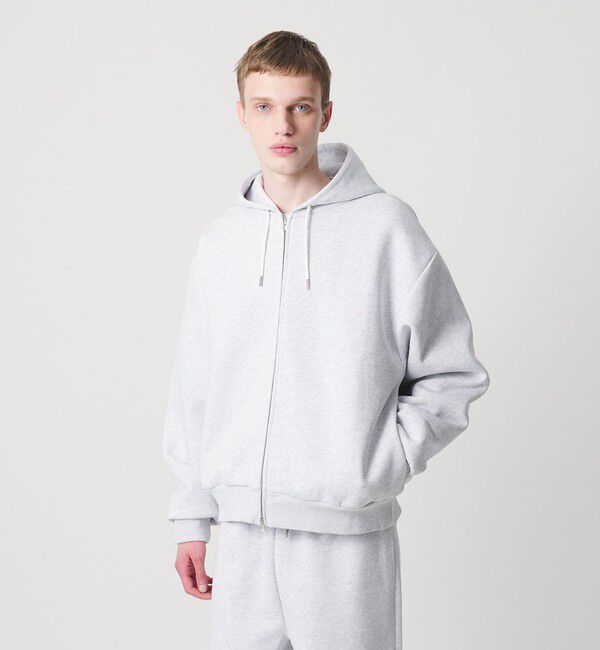 MONKEY TIME「ボンディング フルジップ フーディー」|カーディガン|