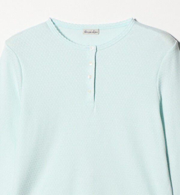 STEVEN ALAN「＜Steven Alan＞ドット リブ ヘンリーネック カットソー」|Tシャツ・カットソー|