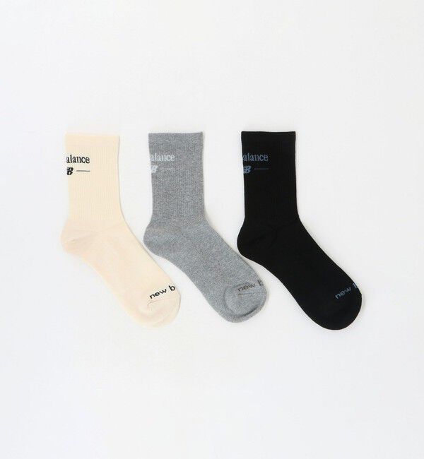 BEAUTY&YOUTH UNITED ARROWS「＜New Balance＞ロゴ ソックス/3P」|ソックス|その他1