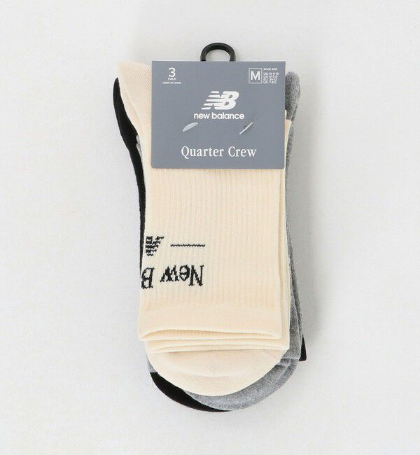 BEAUTY&YOUTH UNITED ARROWS「＜New Balance＞ロゴ ソックス/3P」|ソックス|