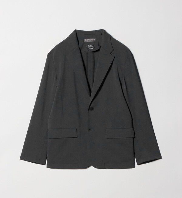 BEAUTY&YOUTH UNITED ARROWS「トリクシオン/TRIXION シャンブレー コンフォート ジャケット セットアップ対応 ウォッシャブル」|テーラードジャケット|