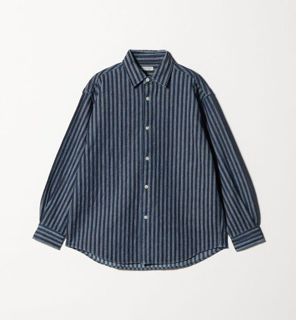BEAUTY&YOUTH UNITED ARROWS「ストライプ デニム オーバー シャツ」|シャツ・ブラウス|
