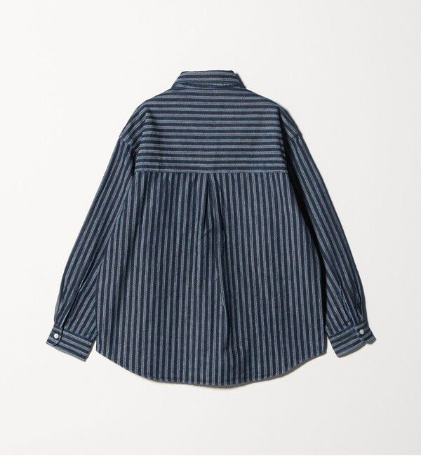 BEAUTY&YOUTH UNITED ARROWS「ストライプ デニム オーバー シャツ」|シャツ・ブラウス|