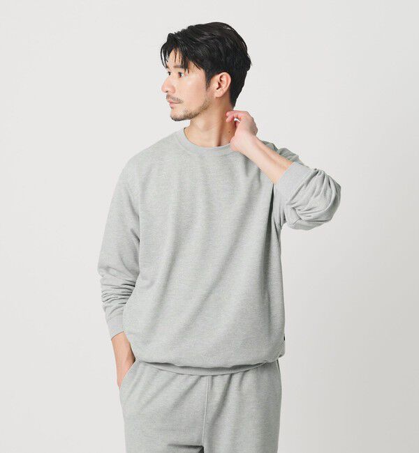 BEAUTY&YOUTH UNITED ARROWS「【WEB限定 WARDROBE SMART】エアロノット スウェット/セットアップ対応【吸水速乾・UVカット】」|スウェット・ジャージ|MD.GRAY