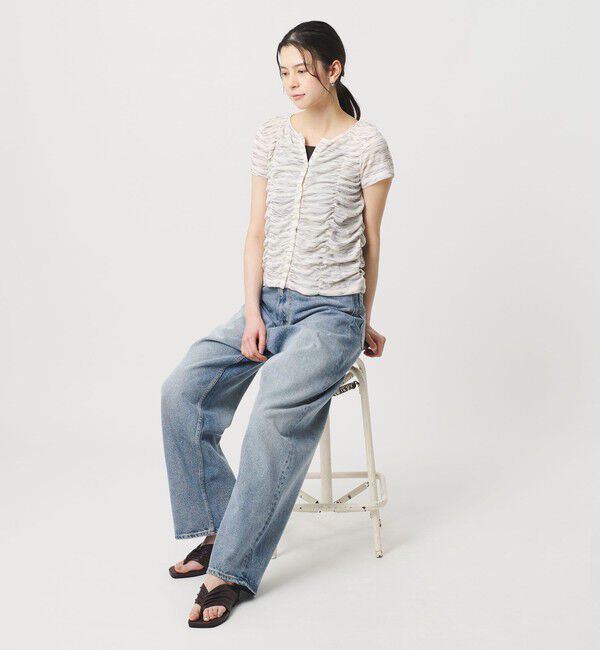 BEAUTY&YOUTH UNITED ARROWS「ワイド ルーズ デニムパンツ」|デニム|