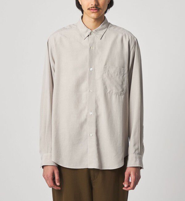 STEVEN ALAN「＜Steven Alan＞ スラブ レギュラーカラー シャツ NARROW」|シャツ・ブラウス|