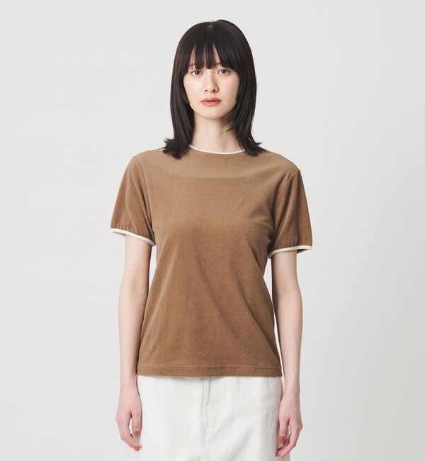 BEAUTY&YOUTH UNITED ARROWS「シアー パイル リンガーTシャツ」|Tシャツ・カットソー|