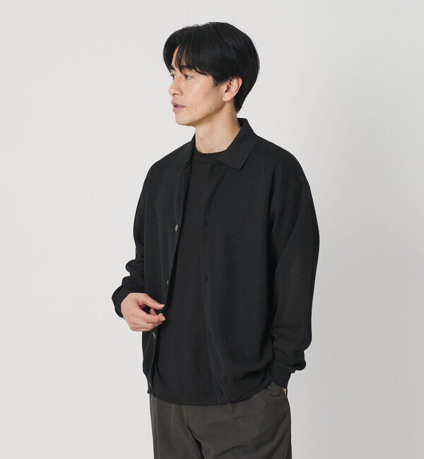 BEAUTY&YOUTH UNITED ARROWS「シアー ミラノ ポロジャケット ウォッシャブル」|カーディガン|