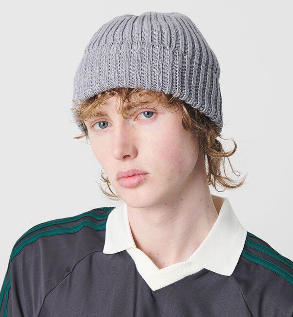 BEAUTY&YOUTH UNITED ARROWS「＜GRILLO＞リネン ニット キャップ」|ニット帽|LT.GRAY