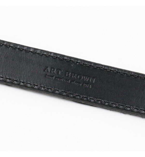 Ray BEAMS 「ART-BROWN / ヘアー カーフ ベルト」|ベルト|