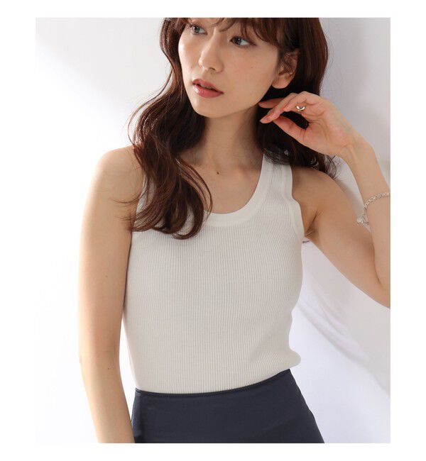 Demi-Luxe BEAMS 「AURALEE / GIZA HIGH GAUGE RIB KNIT TANK」|ニット・セーター|