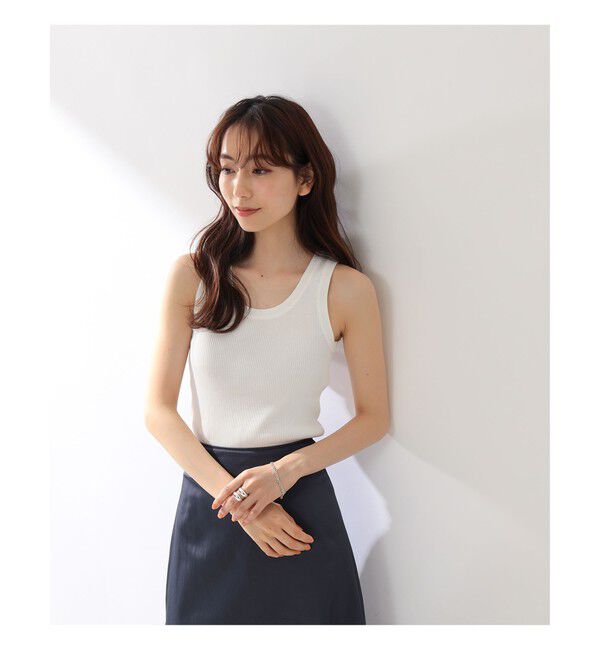 Demi-Luxe BEAMS 「AURALEE / GIZA HIGH GAUGE RIB KNIT TANK」|ニット・セーター|