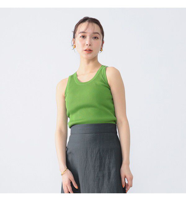 Demi-Luxe BEAMS 「AURALEE / GIZA HIGH GAUGE RIB KNIT TANK」|ニット・セーター|
