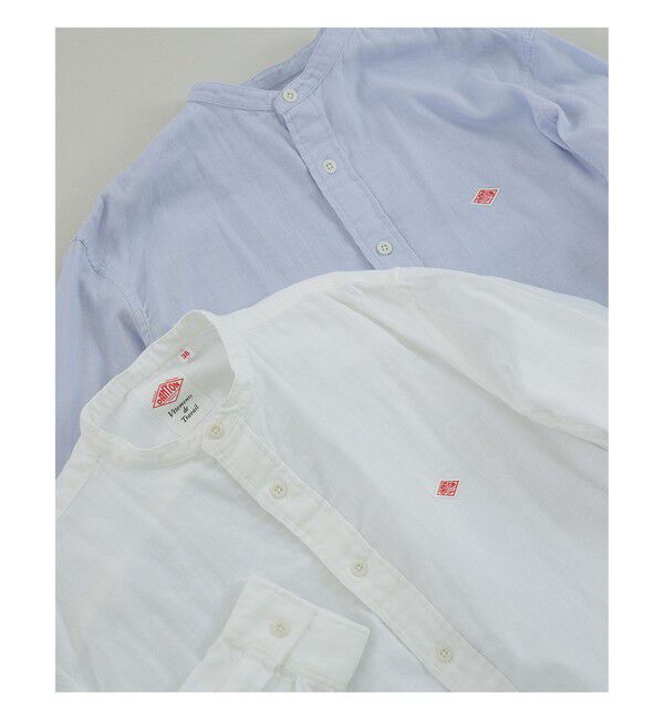 Ray BEAMS 「【別注】DANTON / ノーカラー シャツ」|シャツ・ブラウス|