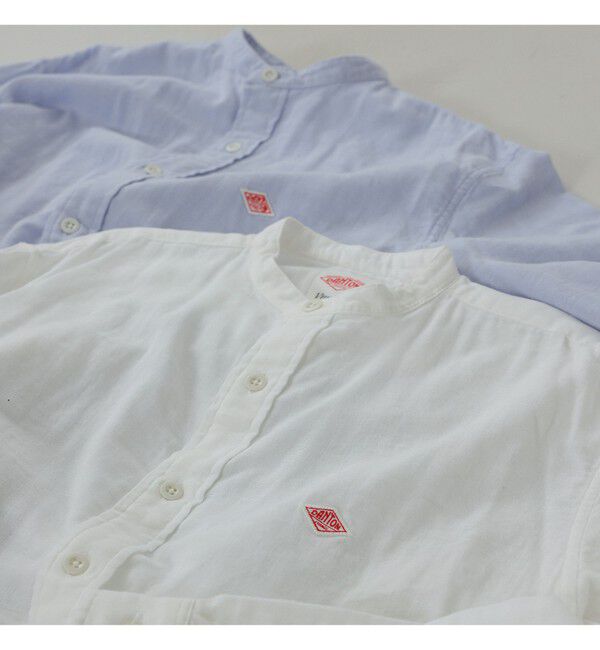 Ray BEAMS 「【別注】DANTON / ノーカラー シャツ」|シャツ・ブラウス|