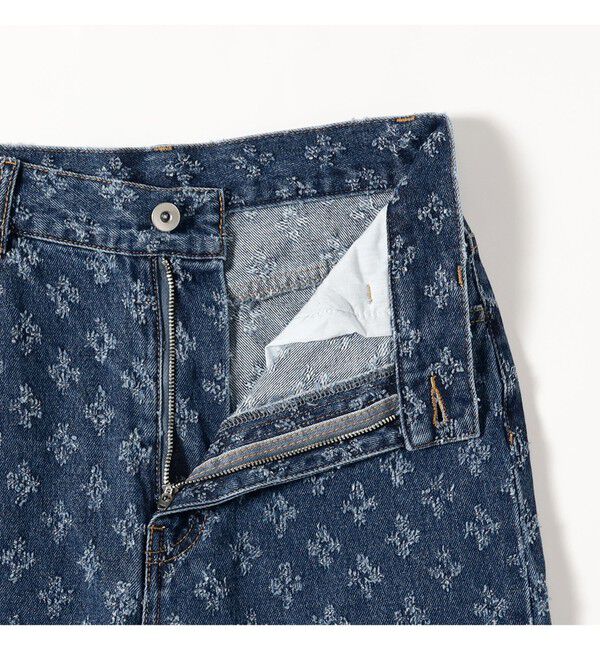 Ray BEAMS 「ジャカード デニム パンツ」|デニム|