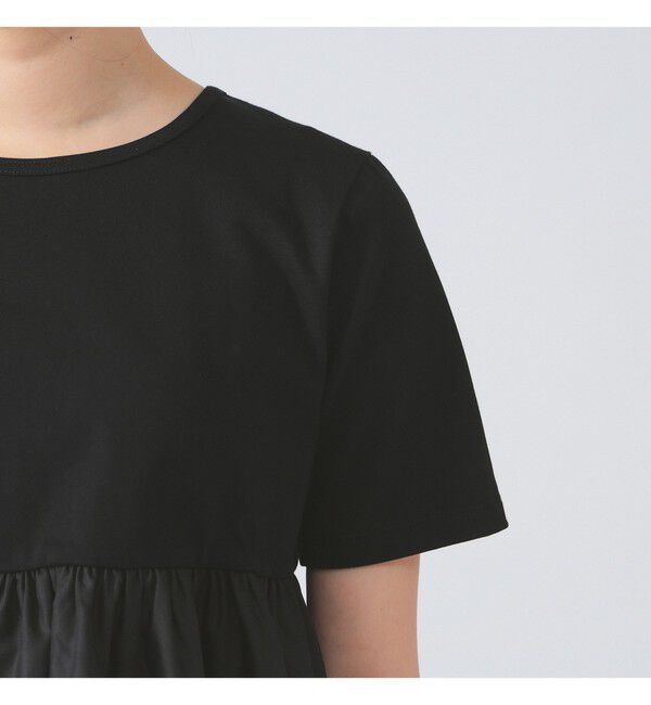 Ray BEAMS 「ティアード キリカエ クルーネック Tシャツ」|Tシャツ・カットソー|