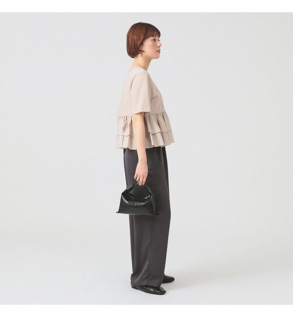 Ray BEAMS 「ティアード キリカエ クルーネック Tシャツ」|Tシャツ・カットソー|