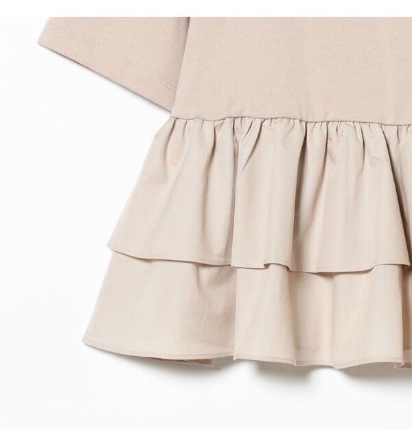 Ray BEAMS 「ティアード キリカエ クルーネック Tシャツ」|Tシャツ・カットソー|