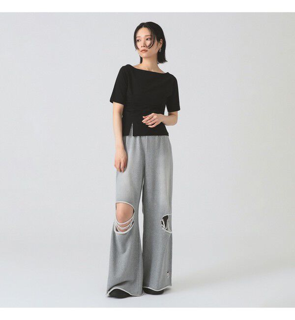 Ray BEAMS 「ダメージ スウェット パンツ」|その他|