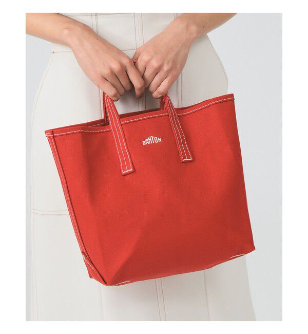 Ray BEAMS 「DANTON / COTTON CANVAS TOTE BAG〈VOSGES MOYEN〉」|トートバッグ|Light.RUBY(ECRU)