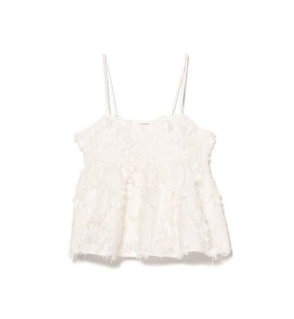 Ray BEAMS 「フリンジ ジャカード キャミソール」|キャミソール|