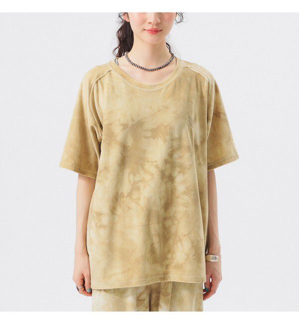 BEAMSBOY「【別注】NEEDLES / ベロア Uネック Tシャツ」|Tシャツ・カットソー|