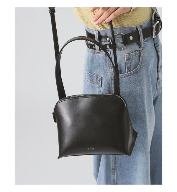 Ray BEAMS 「YAHKI / YH-733 クロスボディバッグ」|ショルダー・メッセンジャー|BLACK