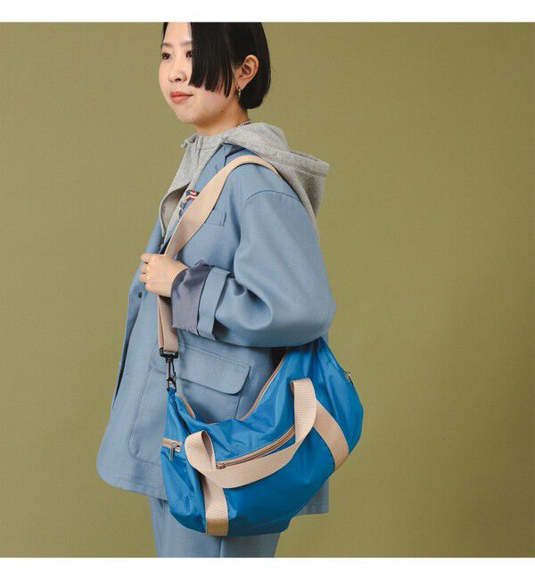 BEAMSBOY「2トーン ショルダーバッグ」|その他|BLUE