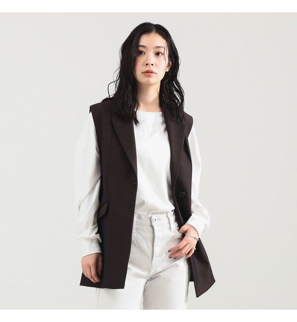 Demi-Luxe BEAMS 「TICCA / ウール テイラー ベスト」|ダウン|