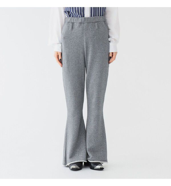 BEAMSBOY「maturely / グリッター ジッパー パンツ」|チノ|