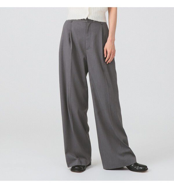 Ray BEAMS 「1タック ワイド パンツ」|チノ|