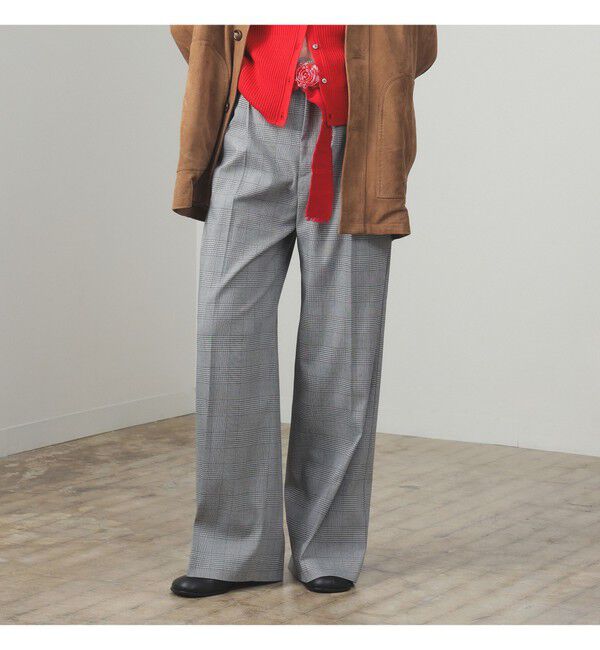 Ray BEAMS 「1タック ワイド パンツ」|チノ|