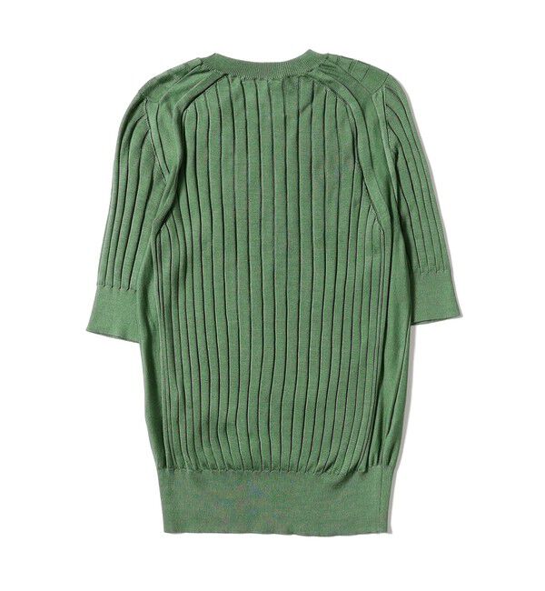 Demi-Luxe BEAMS 「【別注】SLOANE / 18ゲージ シルク リブ ハーフスリーブ」|ニット・セーター|