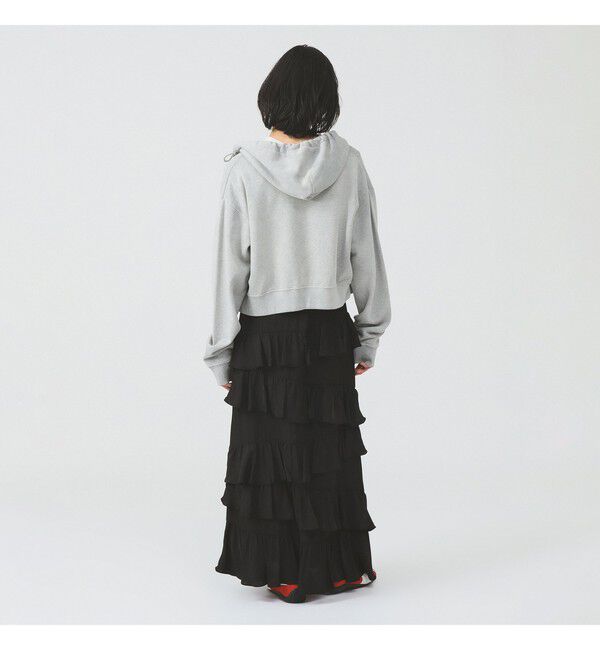 Ray BEAMS 「アシンメトリー フリル ティアード スカート」|スカート|