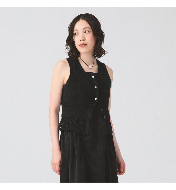 Ray BEAMS 「シャギー メッシュ ベスト」|ベスト・ジレ|